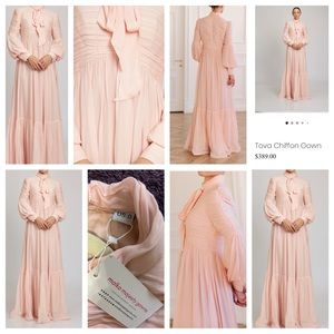 Malka Majesty Tova Gown worn once tags on still. Size 0
Pink maxi dress